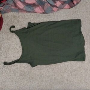 Green tank top